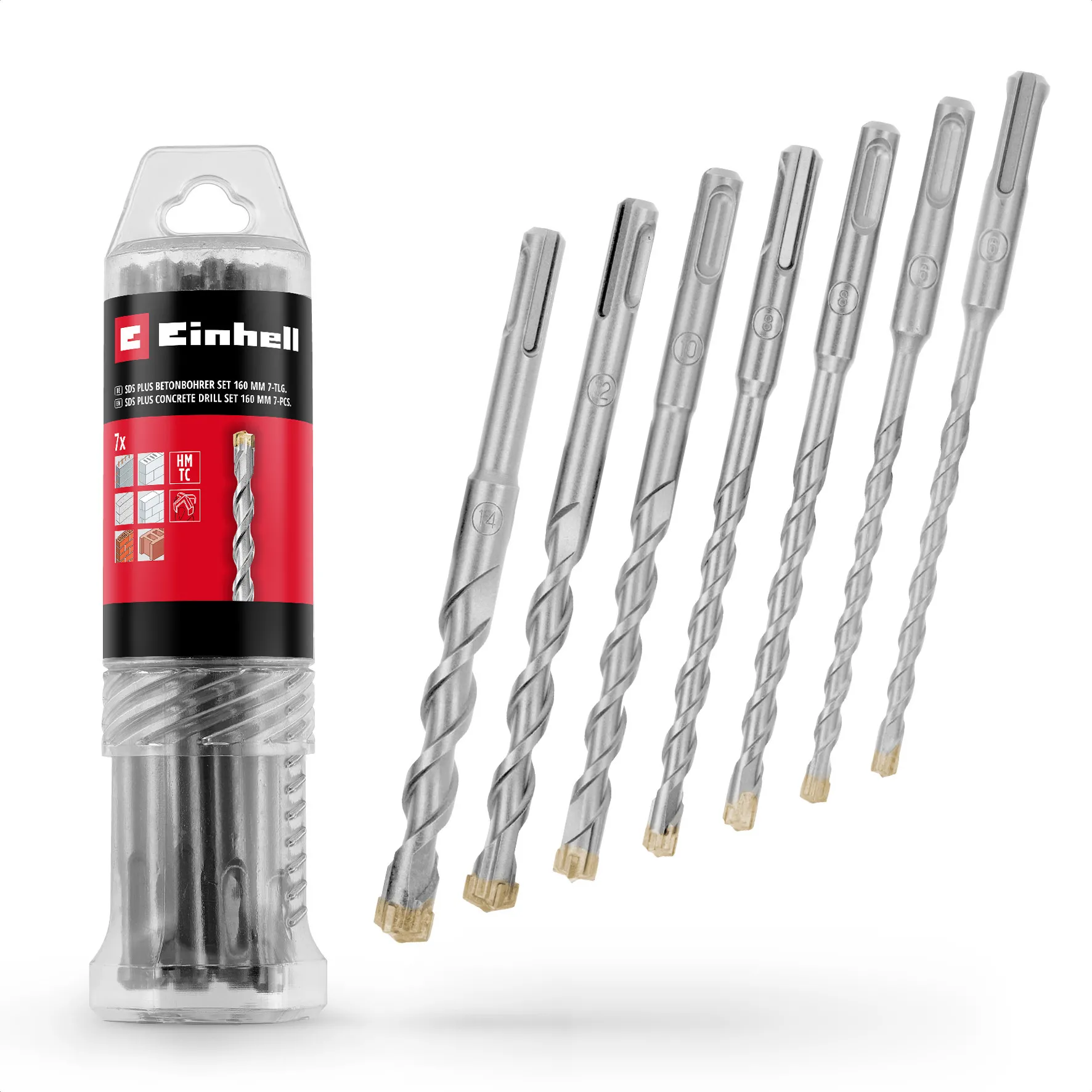 Zestaw wierteł Einhell 49265510 SDS PLUS 6-14mm (7 szt.)