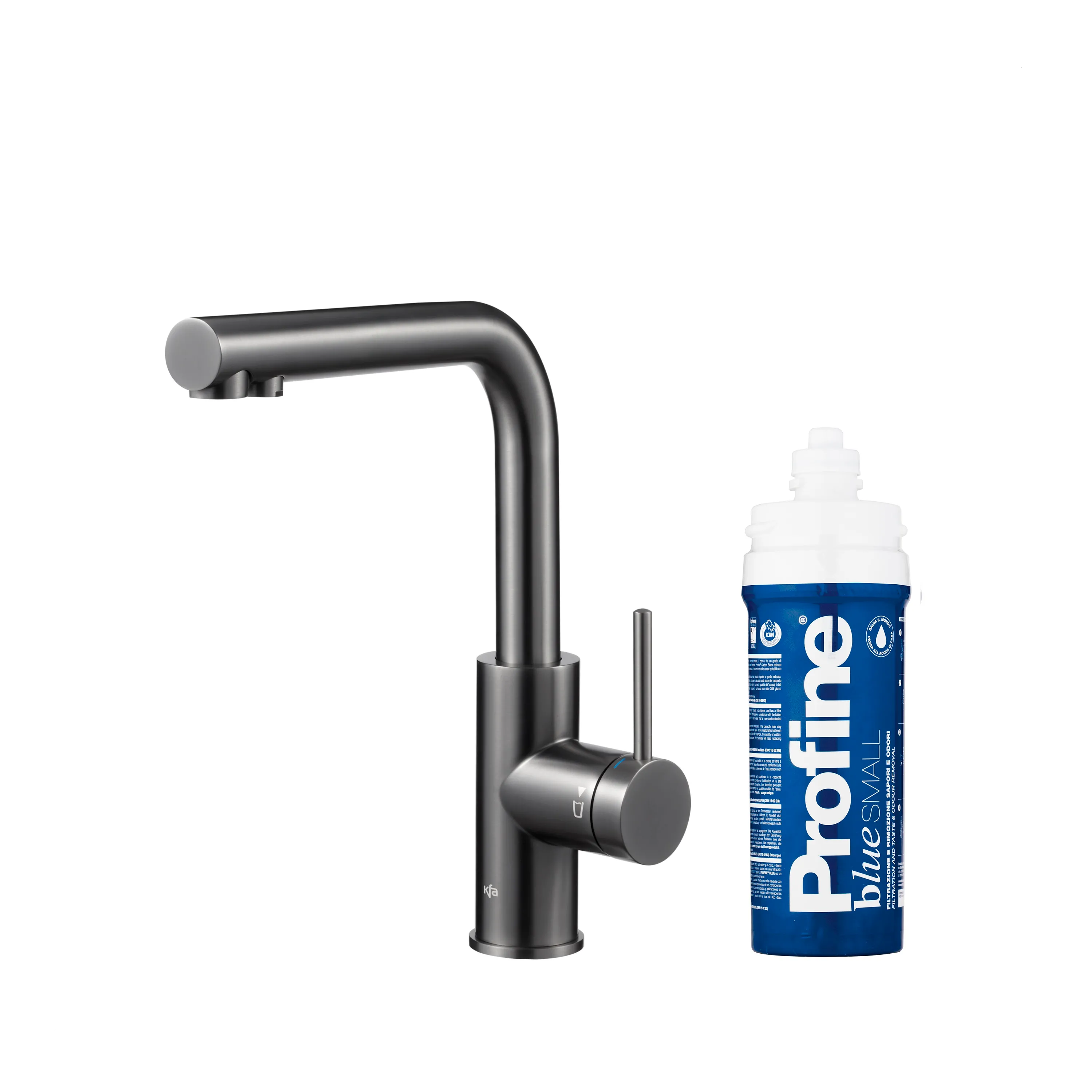 Bateria KFA Armatura Duero Pure Basic 6623-913-61 Grafitowy Stal szlachetna