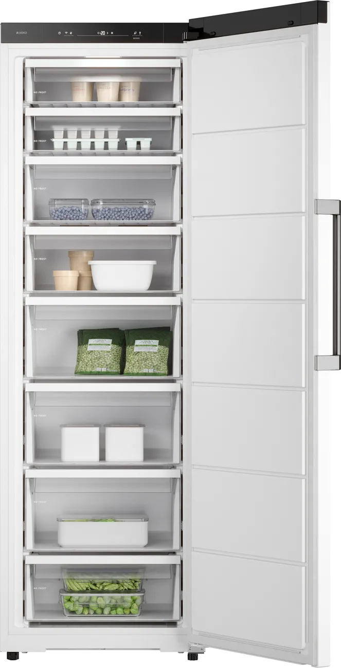 Zamrażarka Asko Seria 2 Seamless Collection RFF286KNCW1 No Frost 185cm Zdalne sterowanie