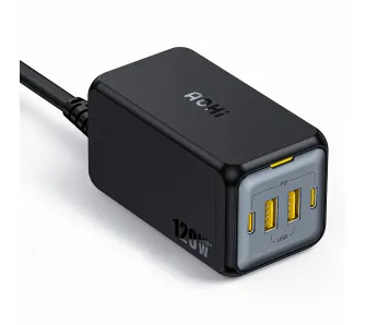 Ładowarka sieciowa AOHI AOC-C006 2x USB-A 2x USB-C 120W Czarny