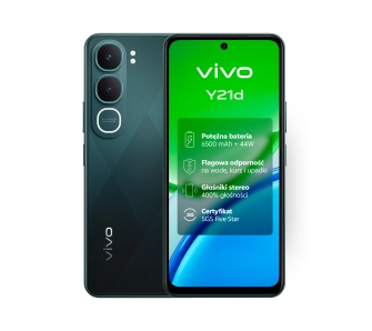 Smartfon vivo Y21D 4G 4/256GB 6,68" 90Hz 50Mpix Zielony