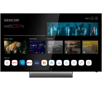 Telewizor Sencor SLE 65US850TCSB 65" LED 4K webOS Smart TV DVB-T2