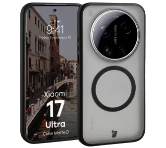 Etui Bizon Case MatteO do Xiaomi 17 Ultra Czarny