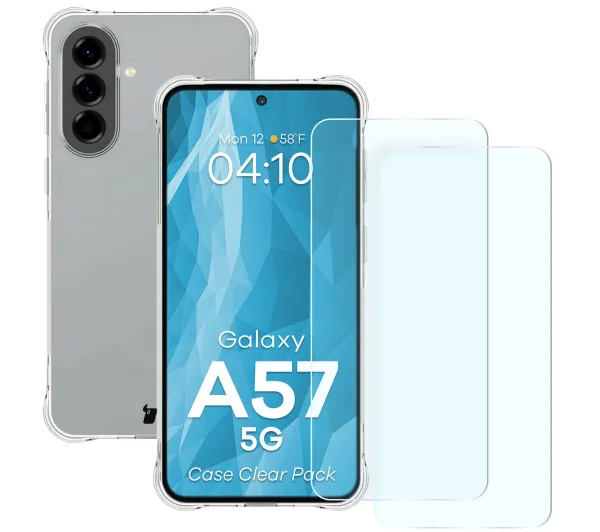 Bizon Case Clear Pack do Galaxy A57 5G Przezroczysty