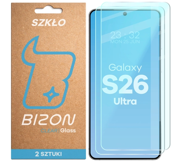 Bizon na ekran Glass Clear Duo do Galaxy S26 Ultra 2 sztuki