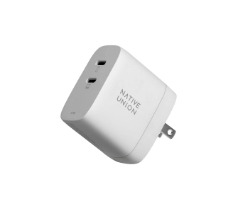 Ładowarka sieciowa Native Union FAST-PD67-WHT-INT GaN 2x USB-C 67W Biały