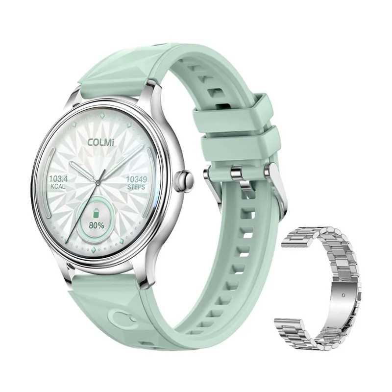 Smartwatch Colmi L28 48mm Srebrno-zielony