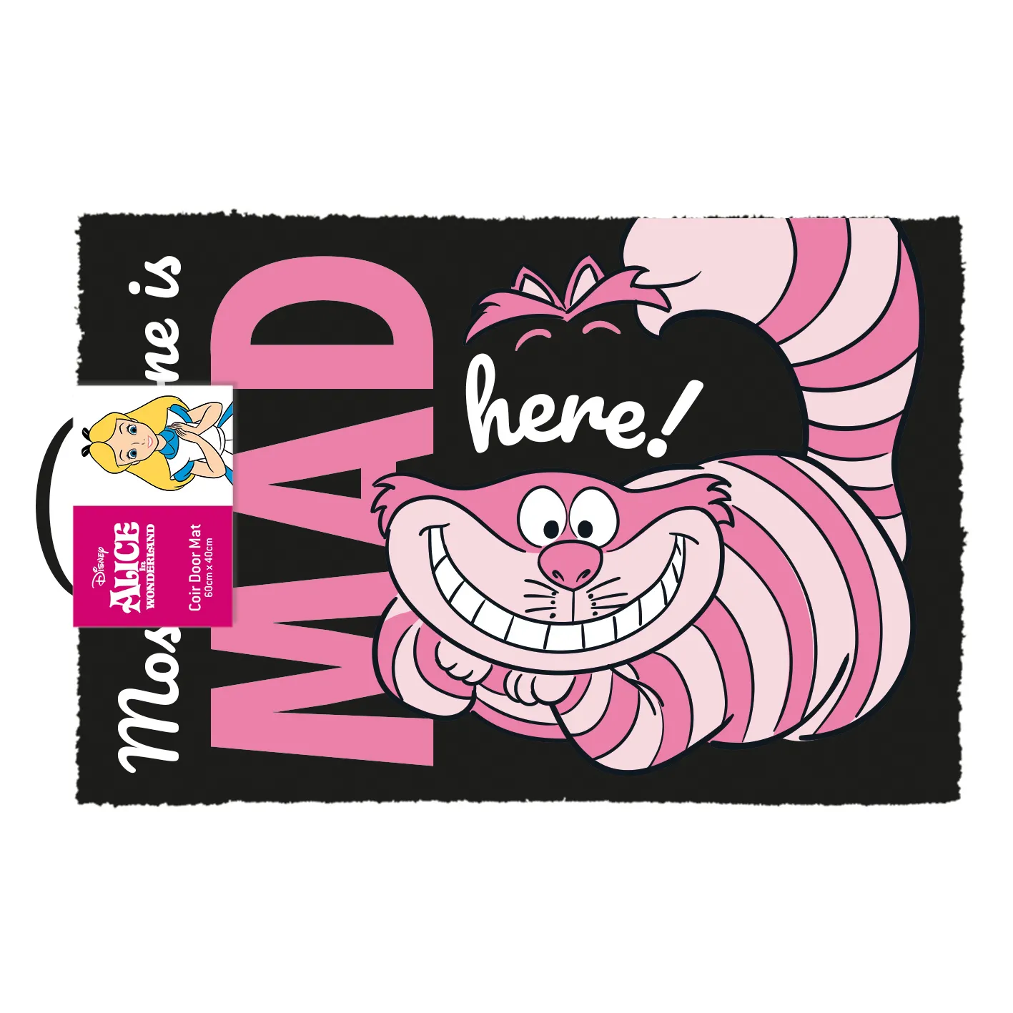 Wycieraczka Paladone Coir Doormat  Alicja w Krainie Czarów We'Re All Mad Here