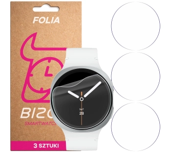 Folia hydrożelowa Bizon Watch Film HydroFlex do Samsung Galaxy Watch 8 / 7 / FE / 6 / 5 / 4 40 mm