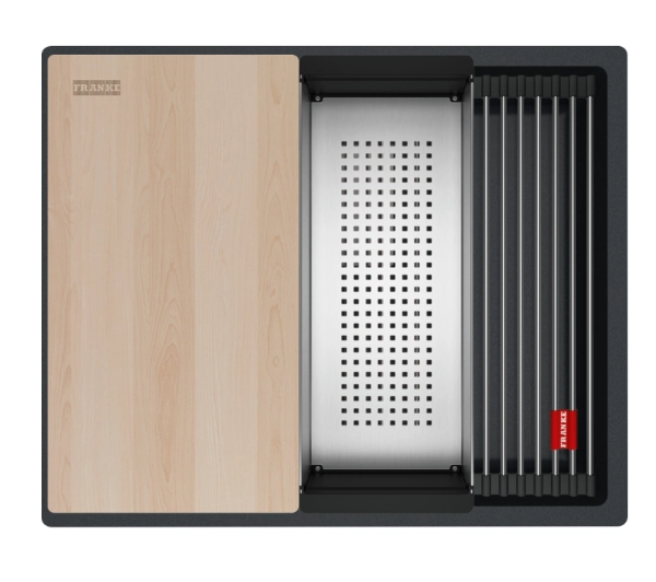 Zlewozmywaki kuchenne - Franke Kanon KNG PRO 110-52 Granitowy Onyx