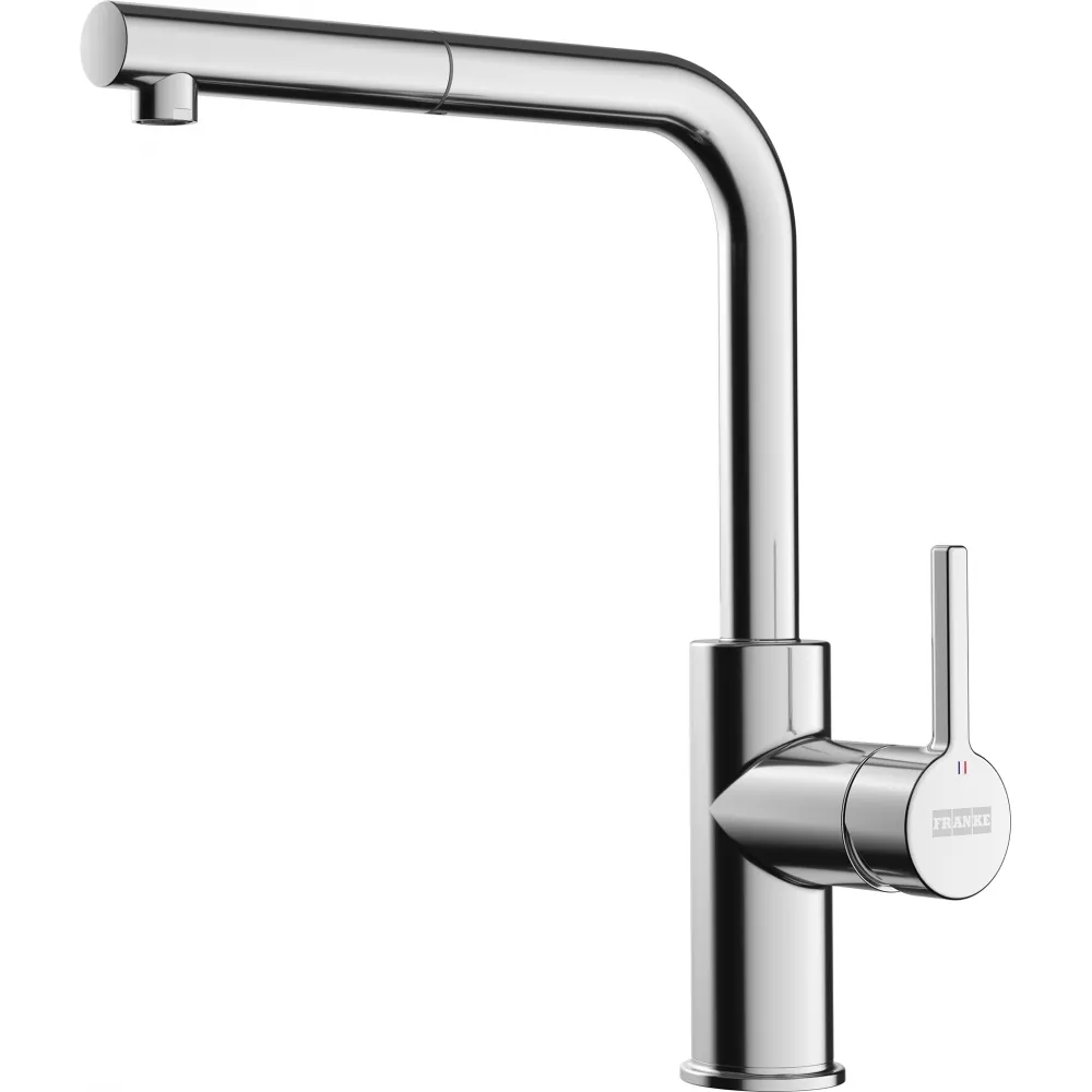 Bateria Franke Urban 2.0 L pull-out Chrom Mosiądz