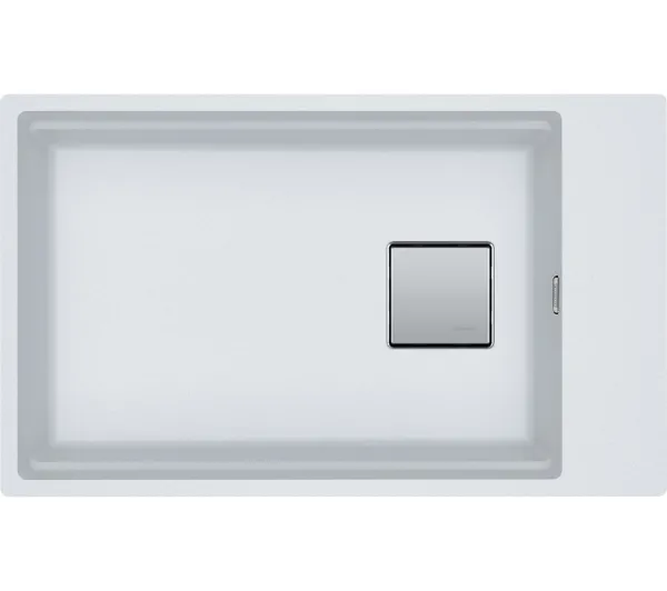 Zlewozmywaki kuchenne - Franke Kanon KNG PRO 110-62 Granitowy Biały polarny