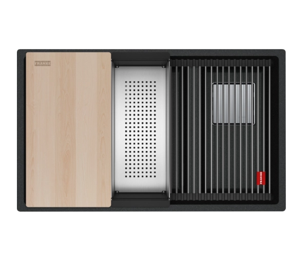 Zlewozmywaki kuchenne - Franke Kanon KNG PRO 160-46-21 Granitowy Onyx