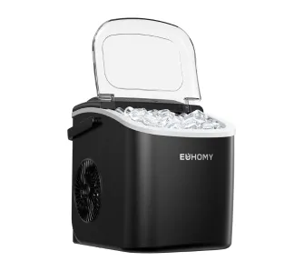 Kostkarka do lodu Euhomy IM001 1,2l 12kg/24h Czarny
