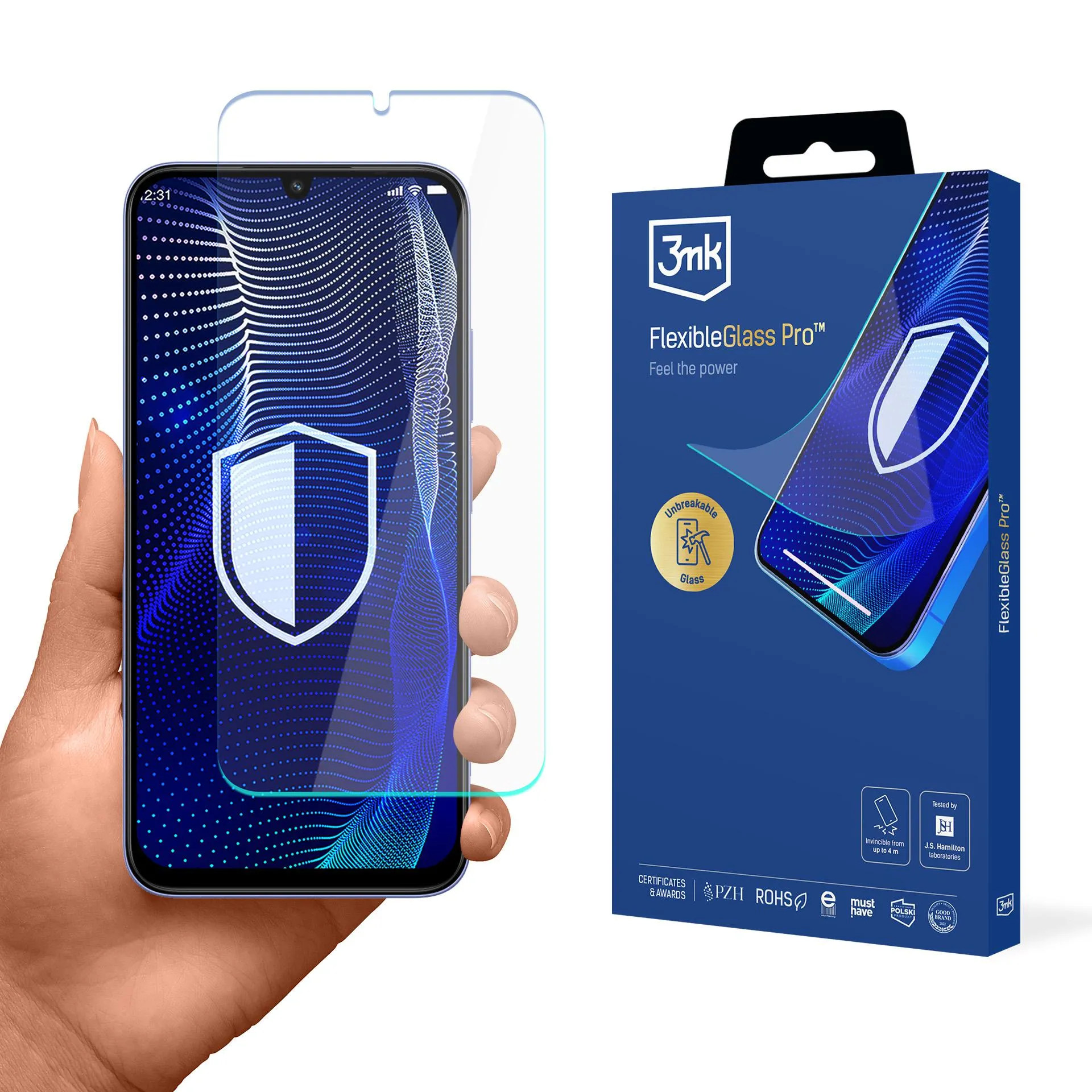 Szkło hybrydowe 3mk FlexibleGlass Pro do Redmi 15C 4G/5G / Poco C85 4G
