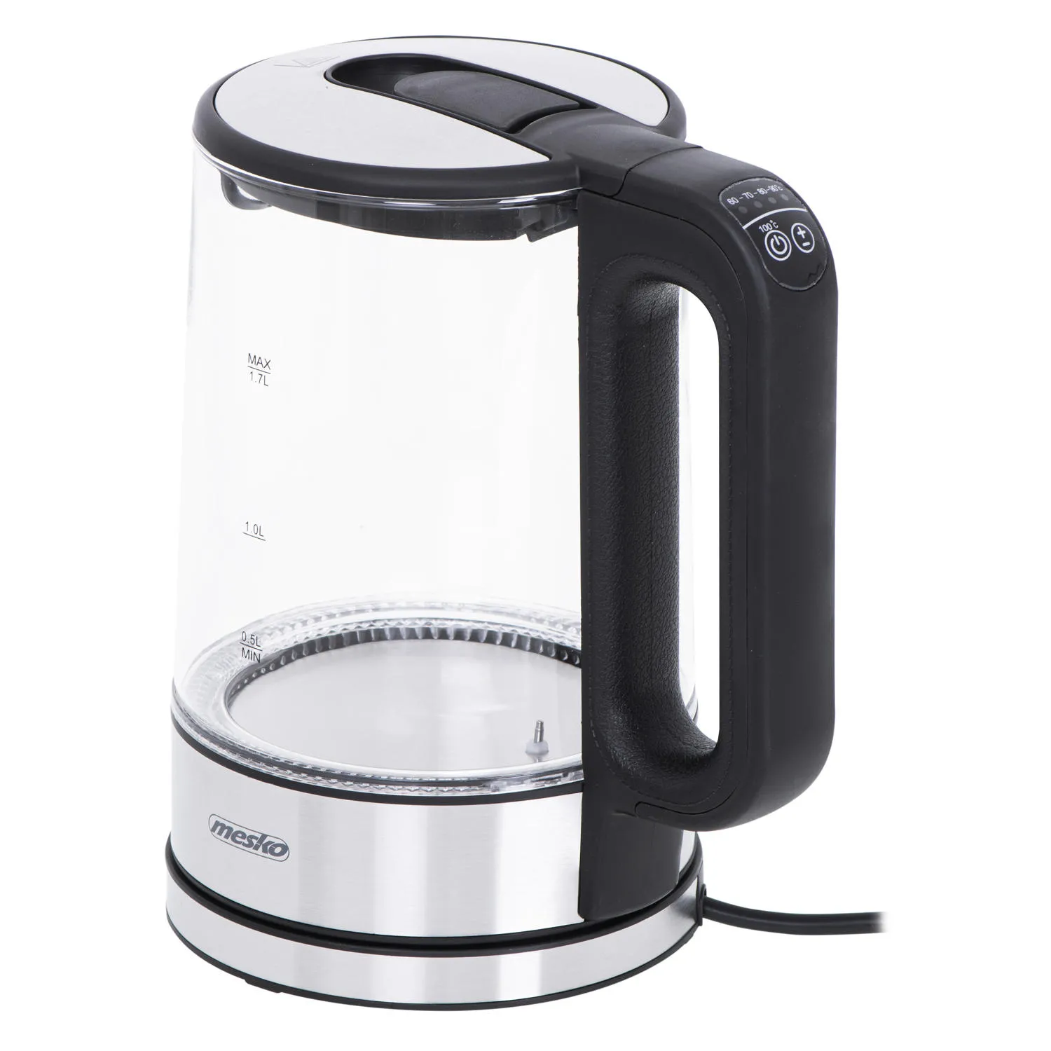 Czajnik Mesko MS 1301 1,7l 2200W Regulacja temperatury Czarny