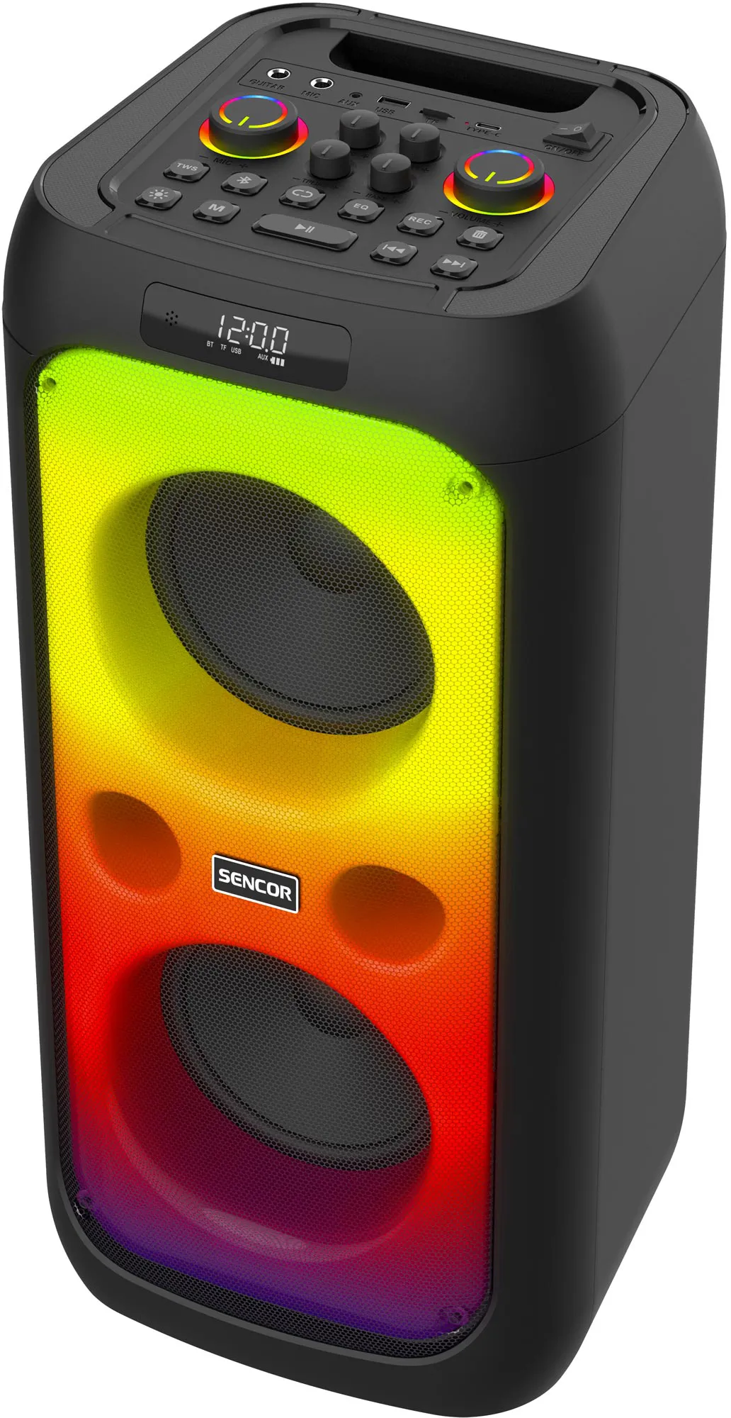 Power Audio Sencor PARTYCON WAVE 100W Bluetooth Czarny