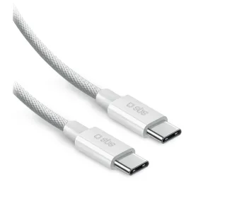 Kabel SBS USB-C do USB-C 240W 2m Biały