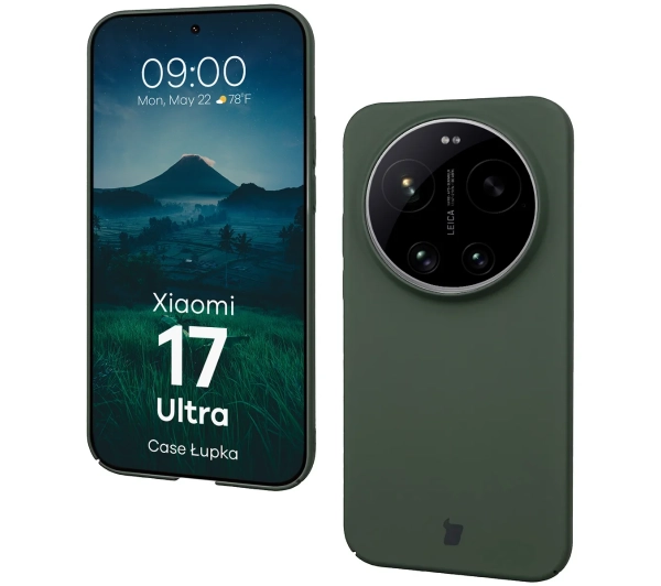 Bizon Case Łupka do Xiaomi 17 Ultra Zielony