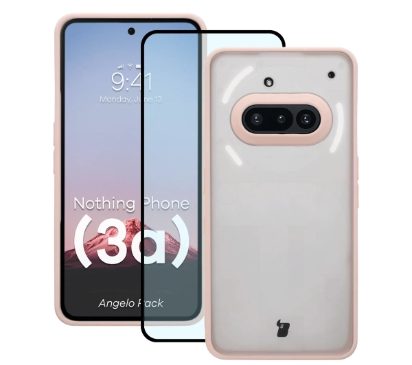 Bizon Angelo Pack do Nothing Phone (3a) Różowy
