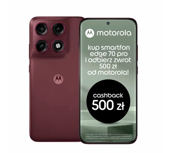 Motorola edge 70 pro 8/256GB 6,8" 144Hz 50Mpix Burgund