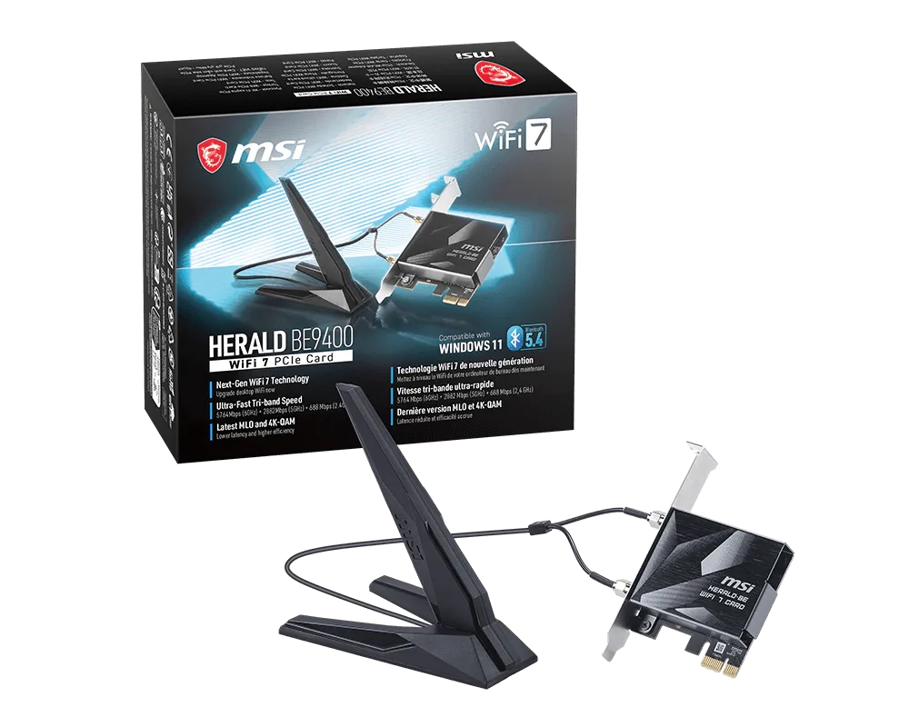 Karta sieciowa MSI HERALD BE9400