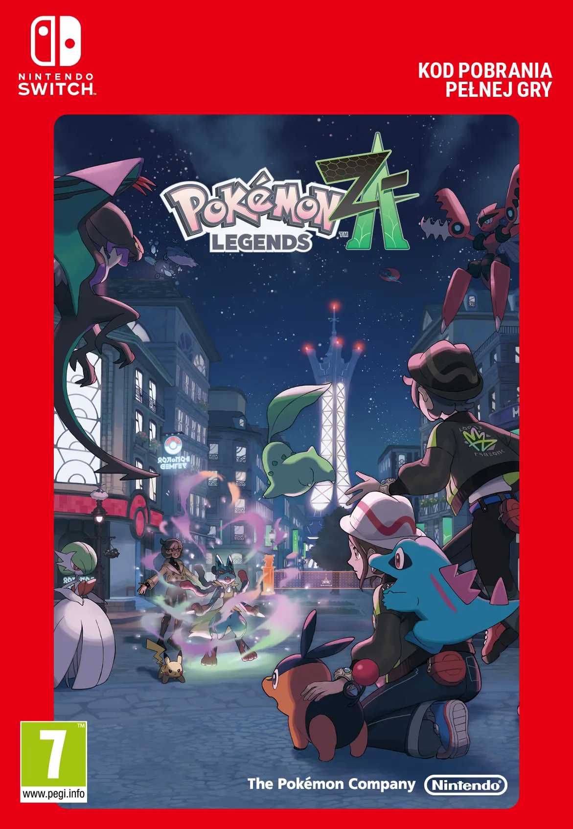 Pokémon Legends Z-A Gra na Nintendo Switch [Bon Aktywacyjny]