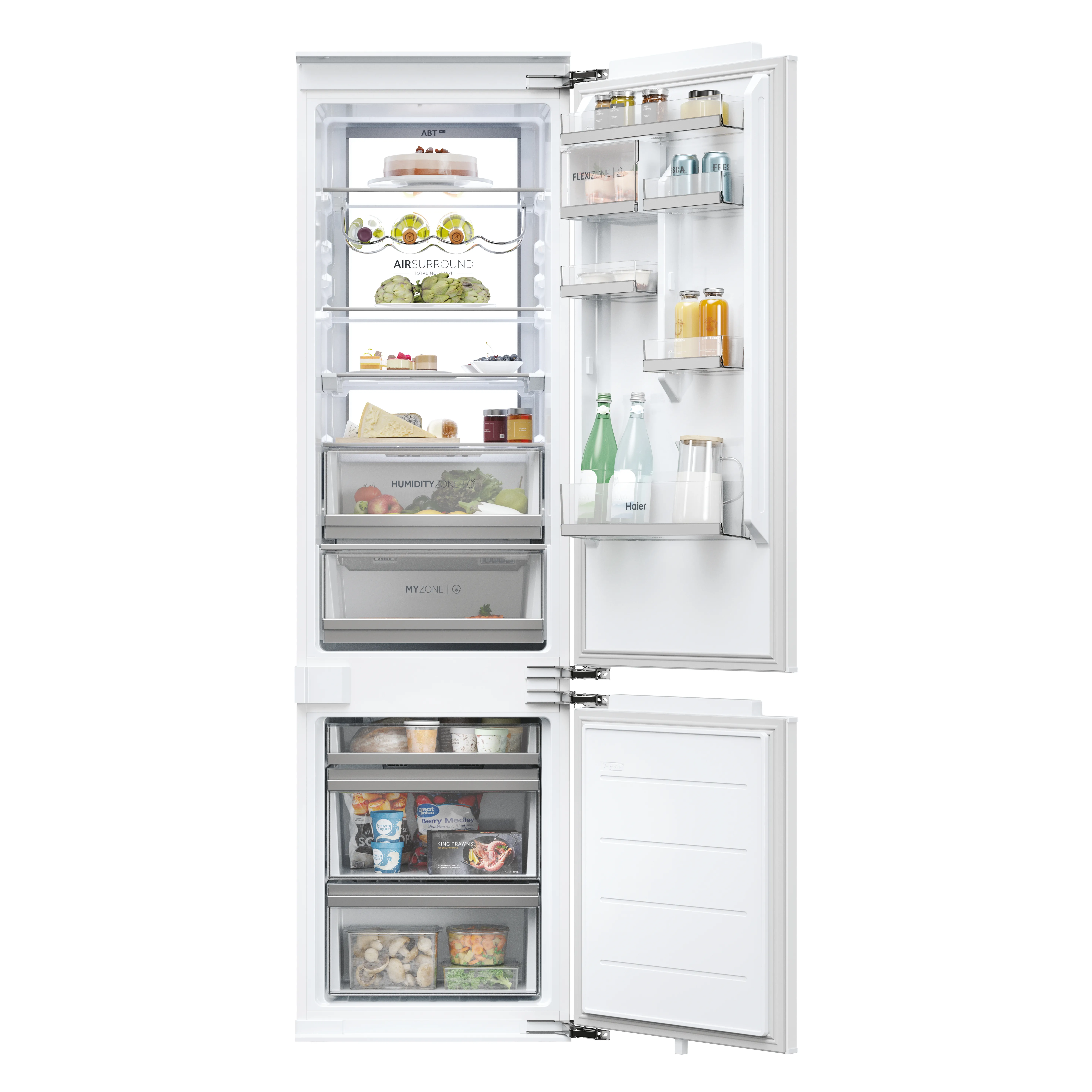 Lodówka Haier HBW7519CF Pełny No Frost 193,5cm Szuflada Humidity Zone