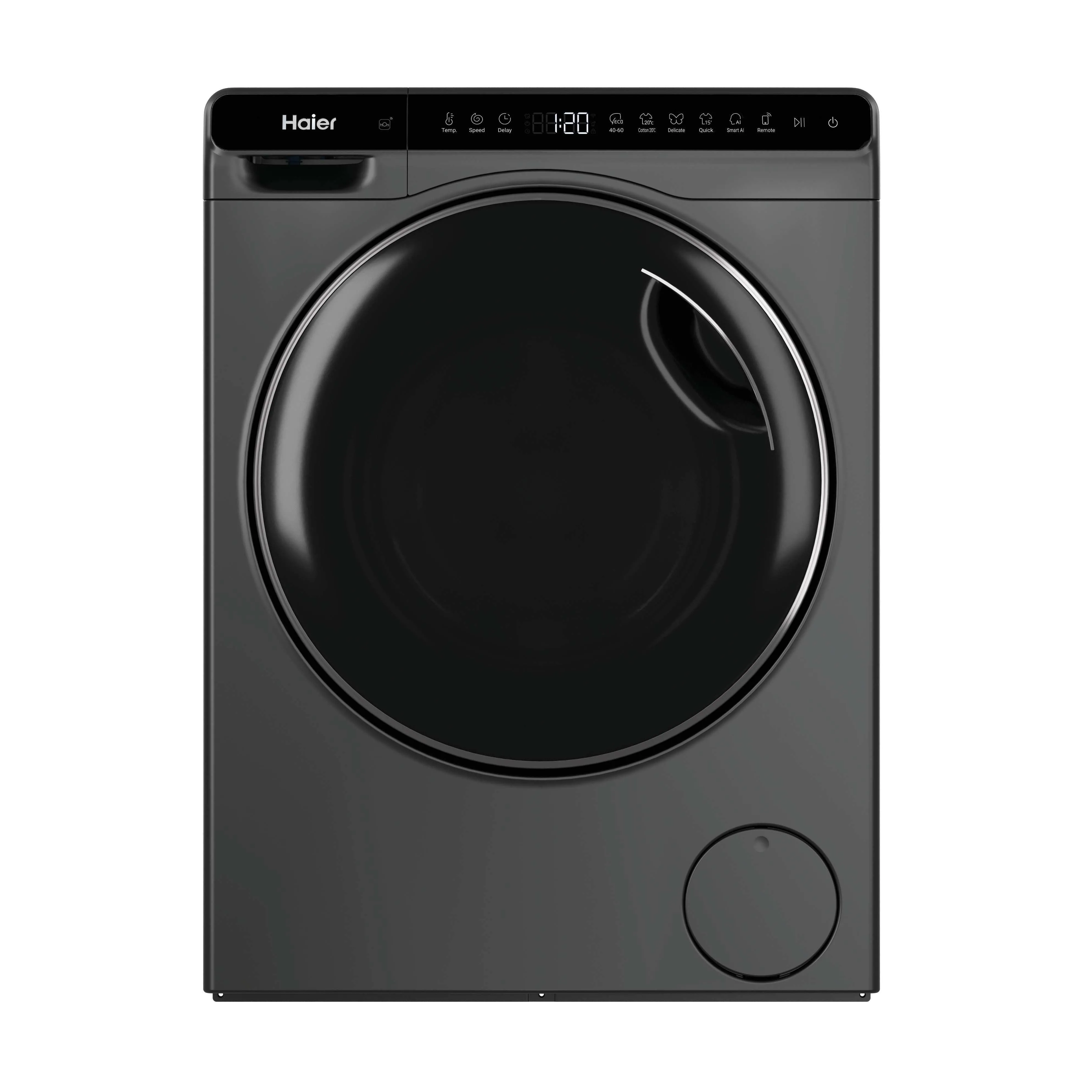 Pralka Haier Mini Drum HW50-BP12307GU1S Funkcje AI 5kg 1200obr/min AI Cycle Smart Dual Spray Zdalne sterowanie
