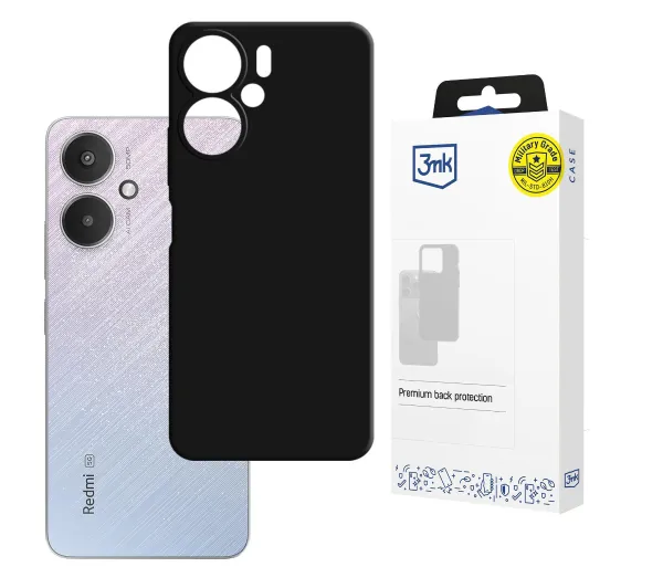 3mk Hardy Mellow Case do Redmi 13C 5G Czarny