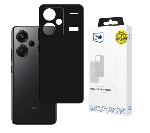 3mk Hardy Mellow Case do Redmi Note 13 Pro+ Czarny