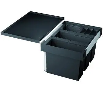 Sortownik odpadów Blanco FLEXON II 60/4 + pokrywa systemowa 521474 2x15l 2x6l