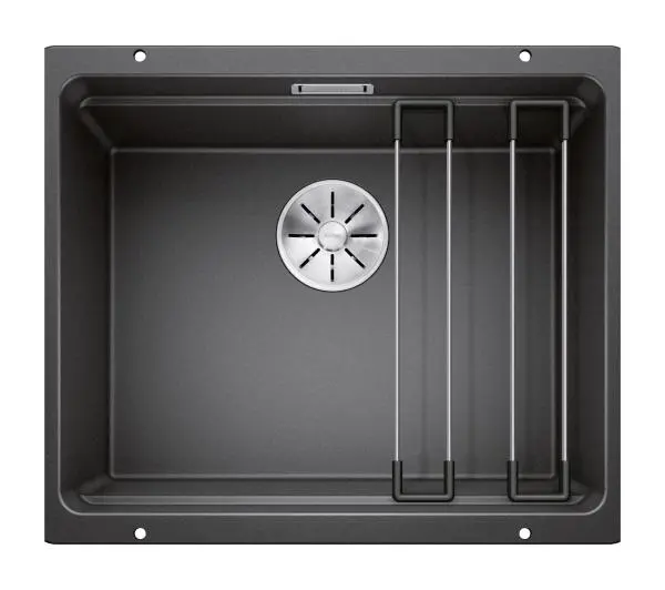 Zlewozmywaki kuchenne - Blanco ETAGON 500-U 522227 Granitowy Antracyt