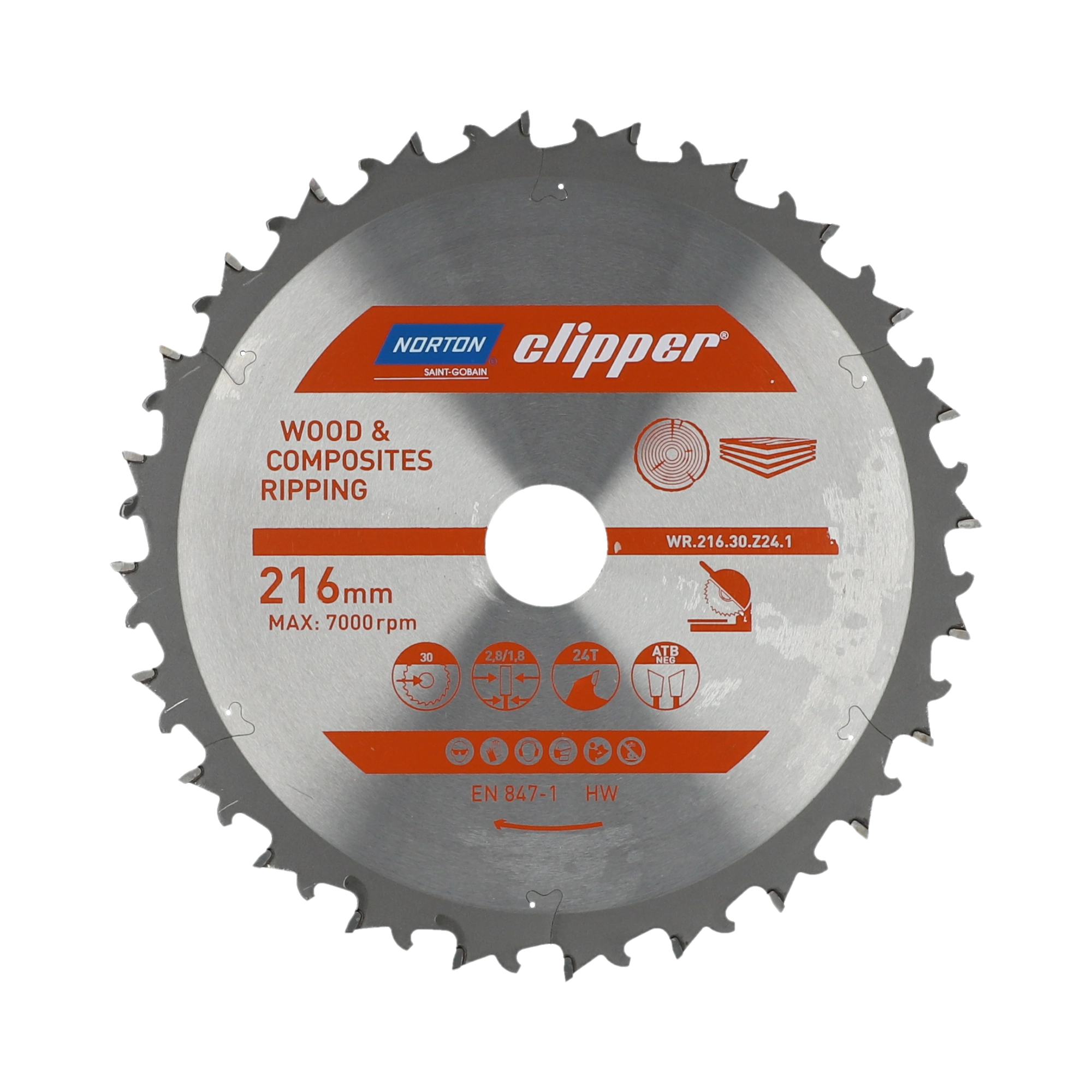 Tarcza TCT Norton Clipper 70184608056 216mm