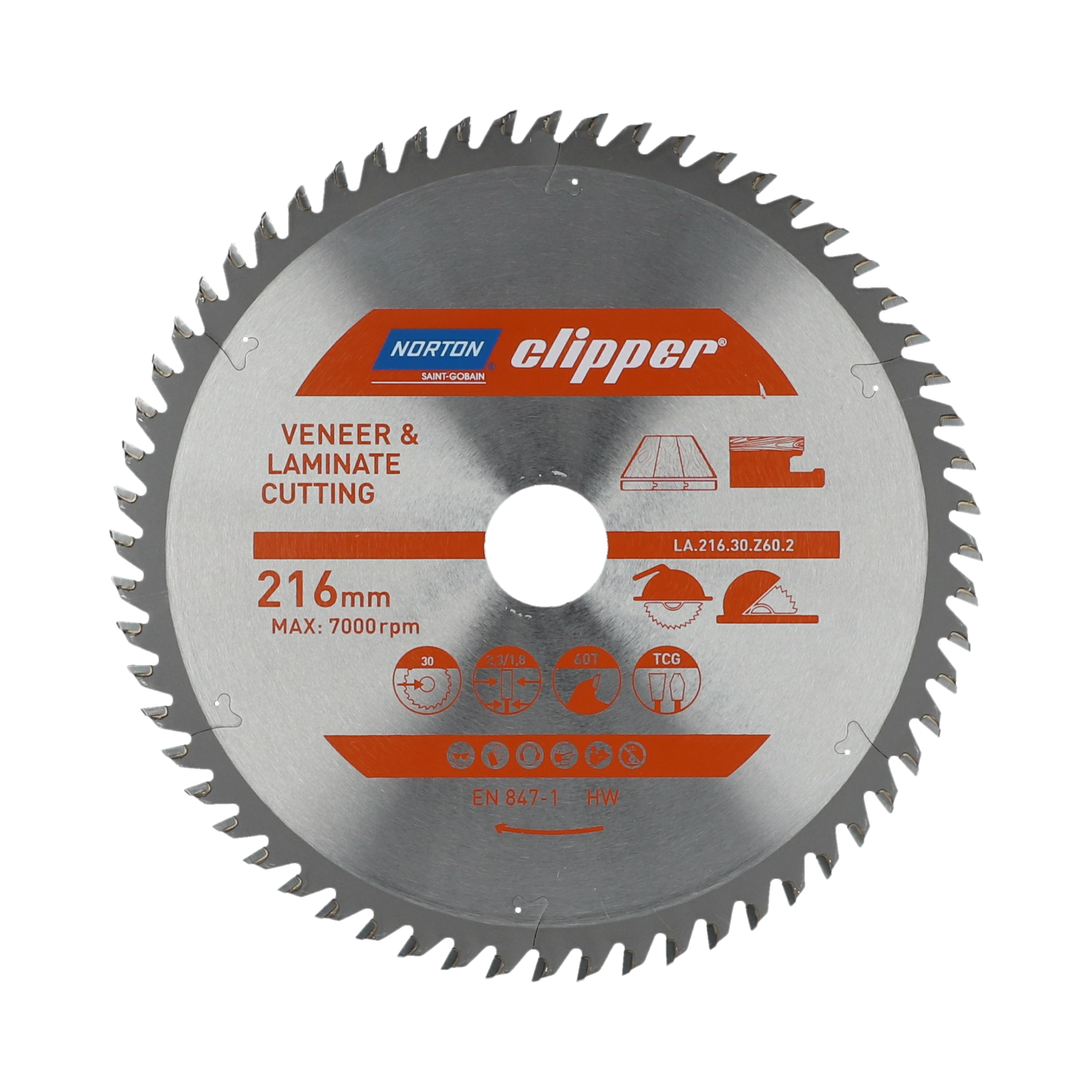 Tarcza TCT Norton Clipper 70184608143 216mm