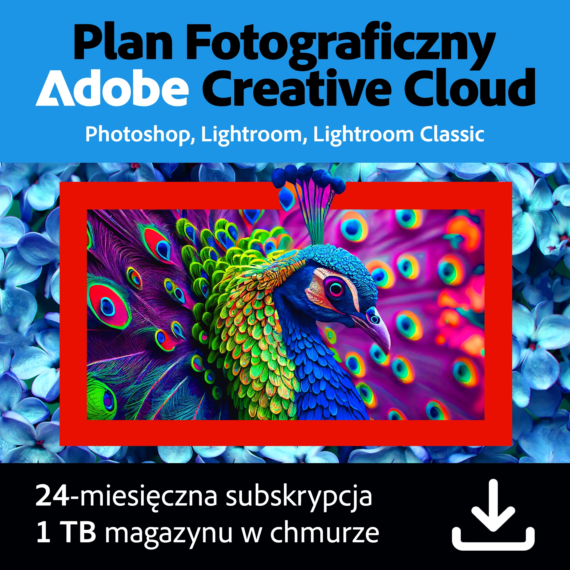 Program Adobe Creative Cloud Photography Plan 2 Lata Kod aktywacyjny