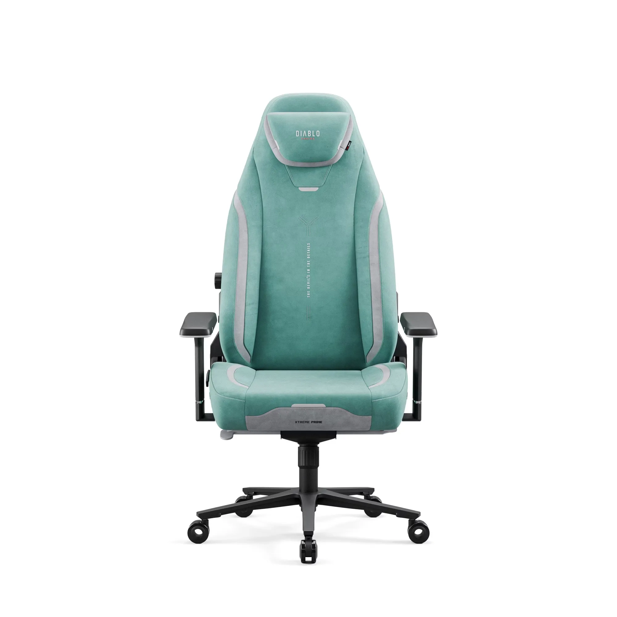 Fotel Diablo Chairs X.Eye Prime, Normal Size, Mystic Mint Gamingowy do 140kg Miętowy