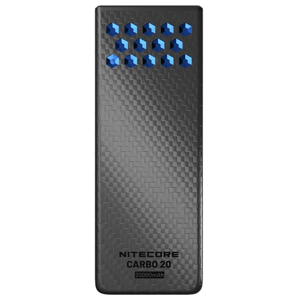 Powerbank Nitecore CARBO 20 20000mAh 65W Czarno-niebieski