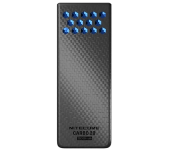 Powerbank Nitecore CARBO 20 20000mAh 65W Czarno-niebieski
