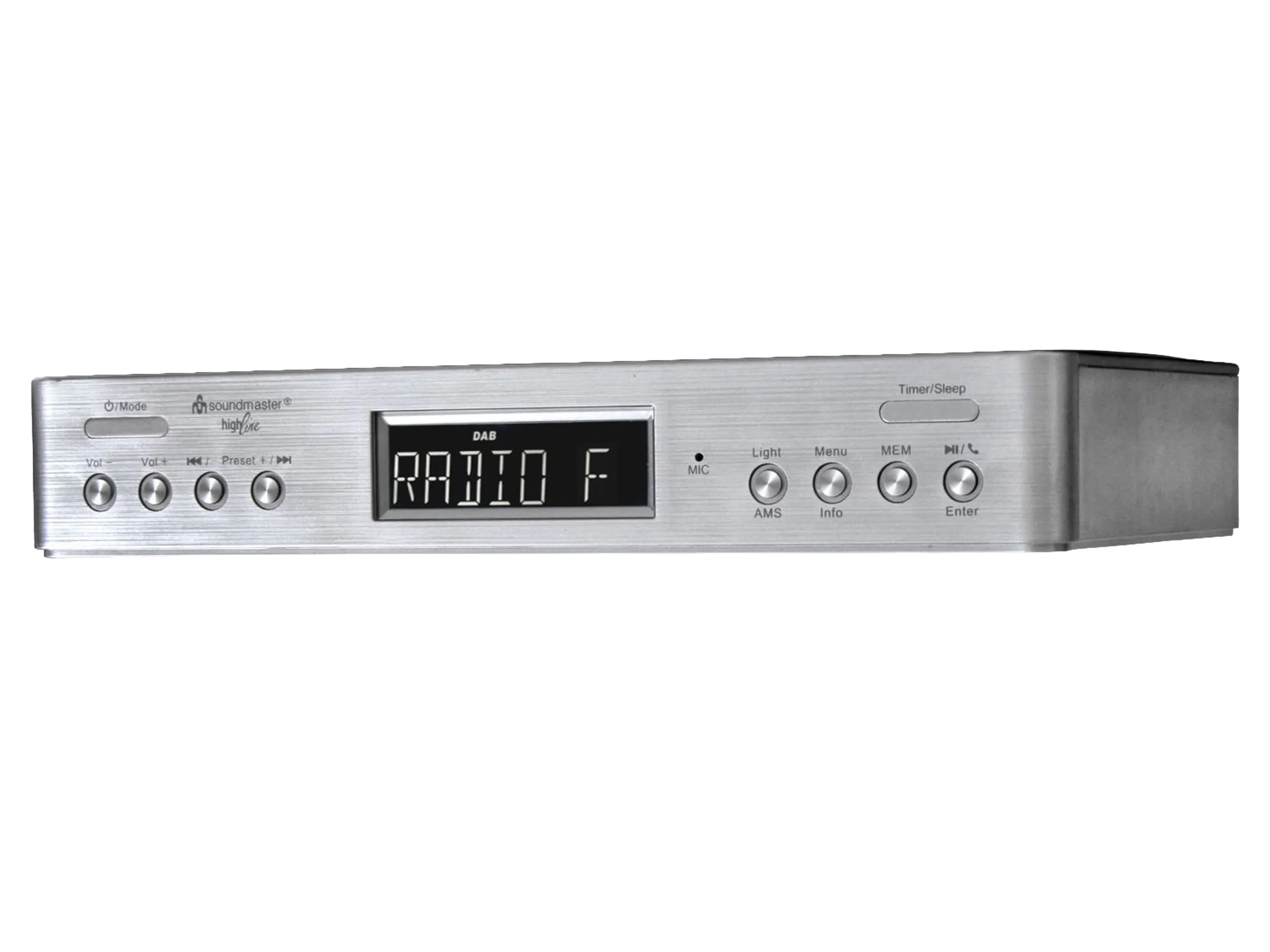 Radioodbiornik Soundmaster UR2045SI Radio FM DAB+ Bluetooth Srebrny