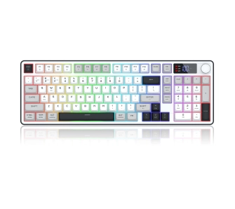 Klawiatura membranowa Redragon Aria K527WGL-PRO Biało-Czarny