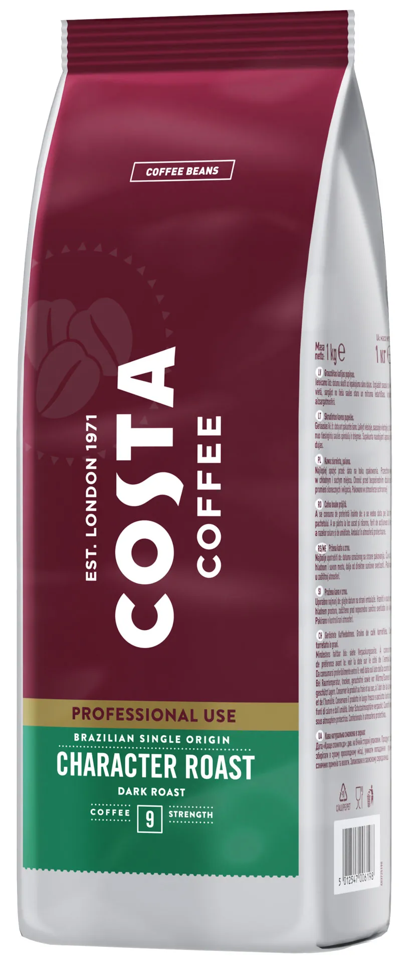 Kawa ziarnista Costa Coffee Brazilian Single Origin 1kg