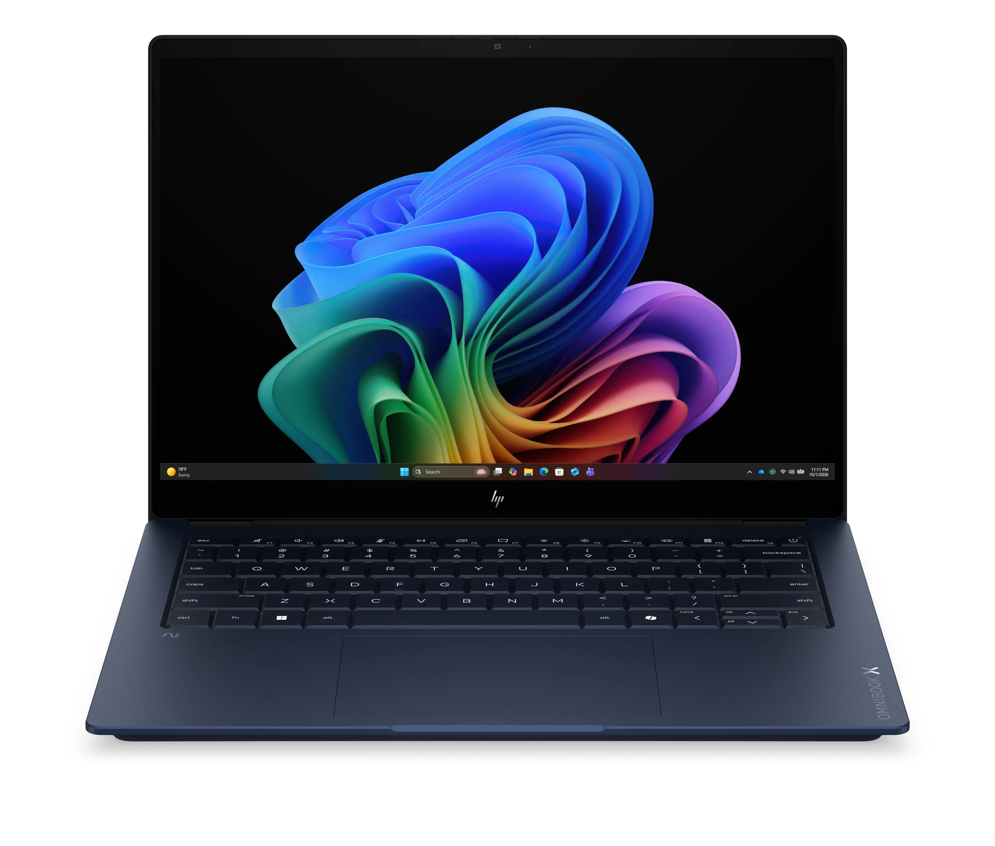 Laptop HP OmniBook X 14-ka0013nwx OLED 14" Ultra 7 356H 24GB RAM 1TB Dysk SSD Win11 Niebieski Funkcje AI