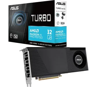 Karta graficzna ASUS Turbo Radeon AI PRO R9700 32GB GDDR6 256bit FSR