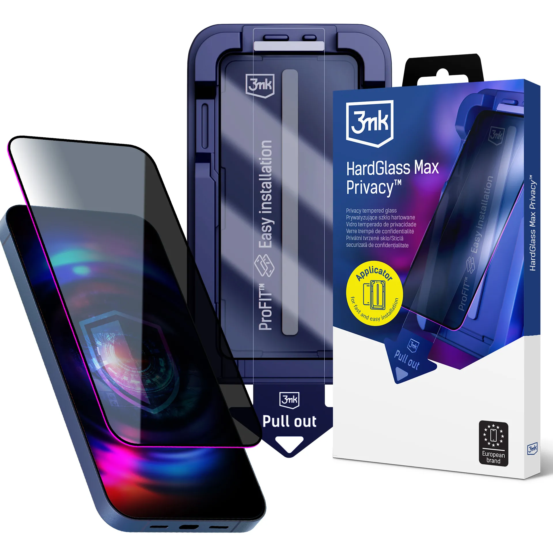 Szkło hartowane 3mk Hardglass Max Privacy do iPhone 17 Pro
