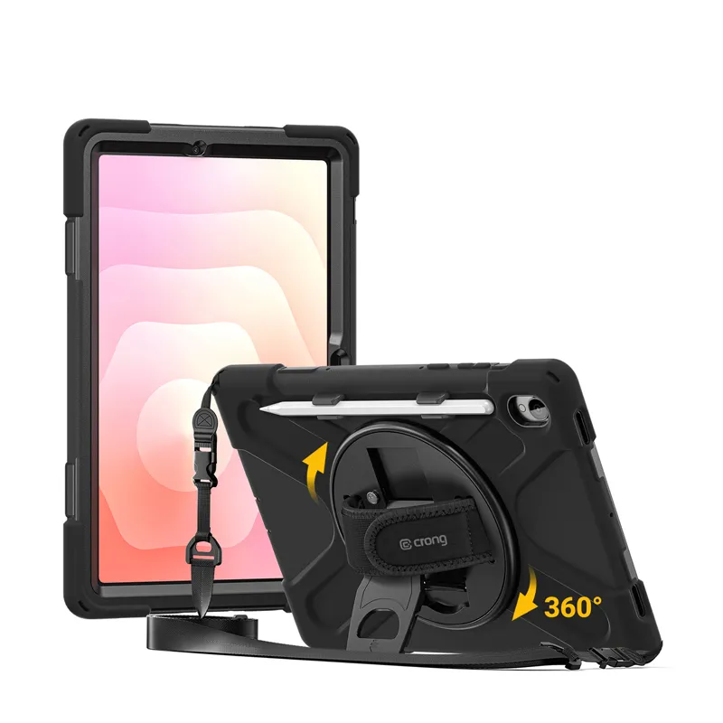 Etui na tablet Crong Defender Plus do Samsung Galaxy Tab S11 Czarny