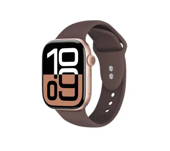 Pasek Crong Liquid do Apple Watch 38/40/41/42mm Brązowy