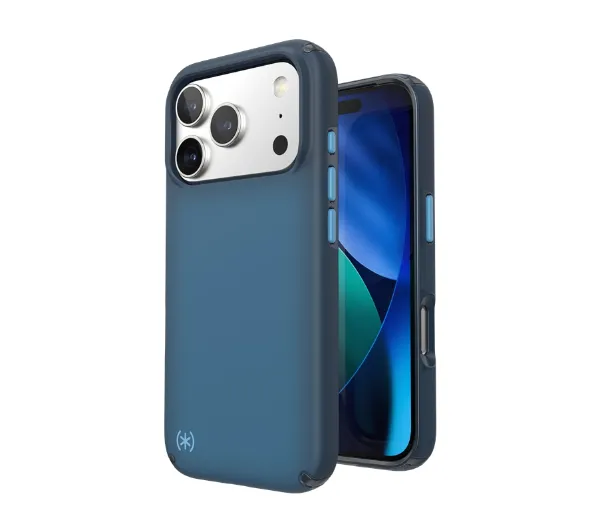 Etui Speck Presidio Lux do iPhone 17 Pro MagSafe Niebieskie Plecki Sea Fade