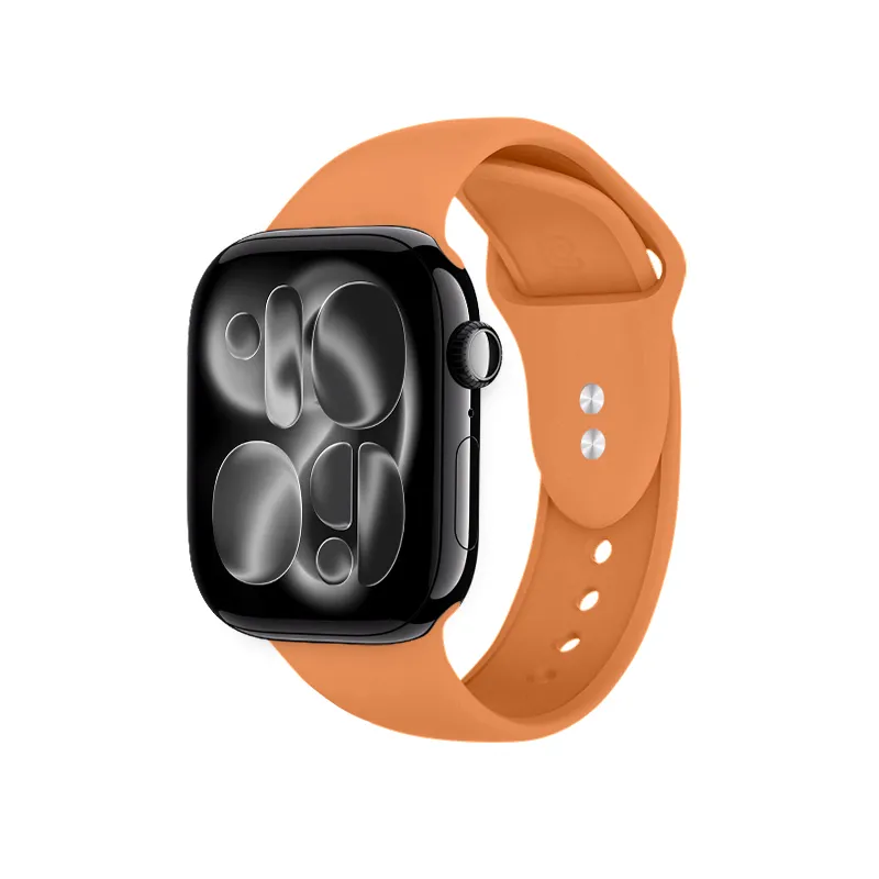 Pasek Crong Liquid do Apple Watch 38/40/41/42mm Pomarańczowy