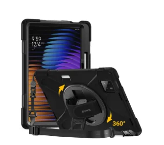 Etui na tablet Crong Defender Plus do Xiaomi Pad 8 / 8 Pro / 7 / 7 Pro Czarny